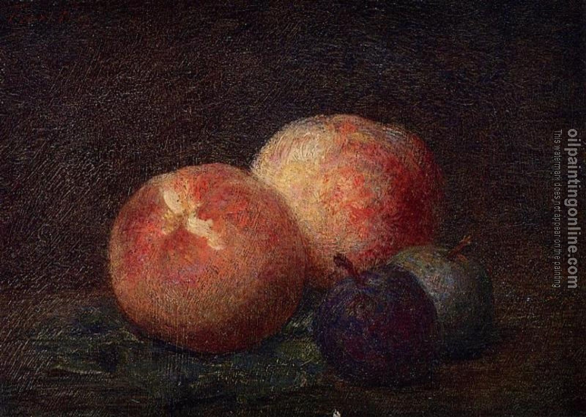 Fantin-Latour, Henri - Two Peaches and Two Plums
